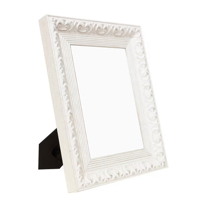 Expressions™ 5" x 7" White Ornate Frame