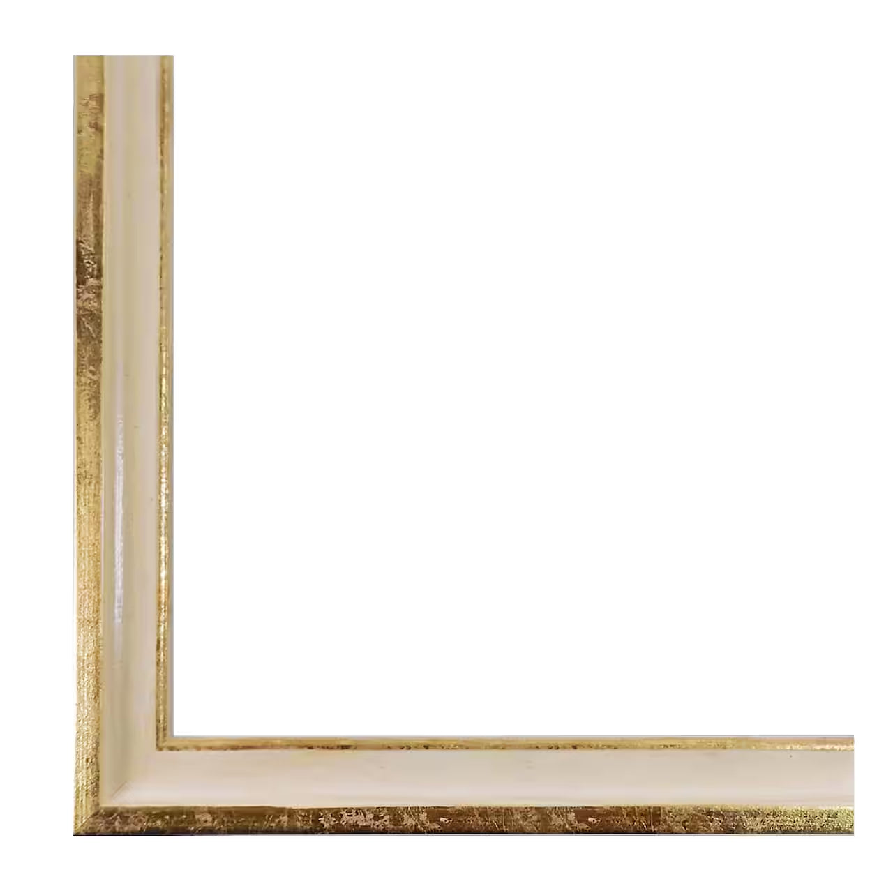 Expressions™ Cream & Gold Leaf Frame