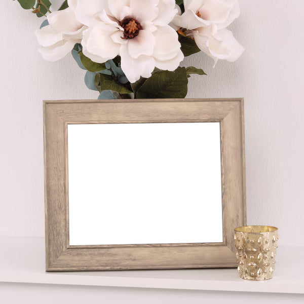 Expressions™ Light Gray Wood Grain Frame