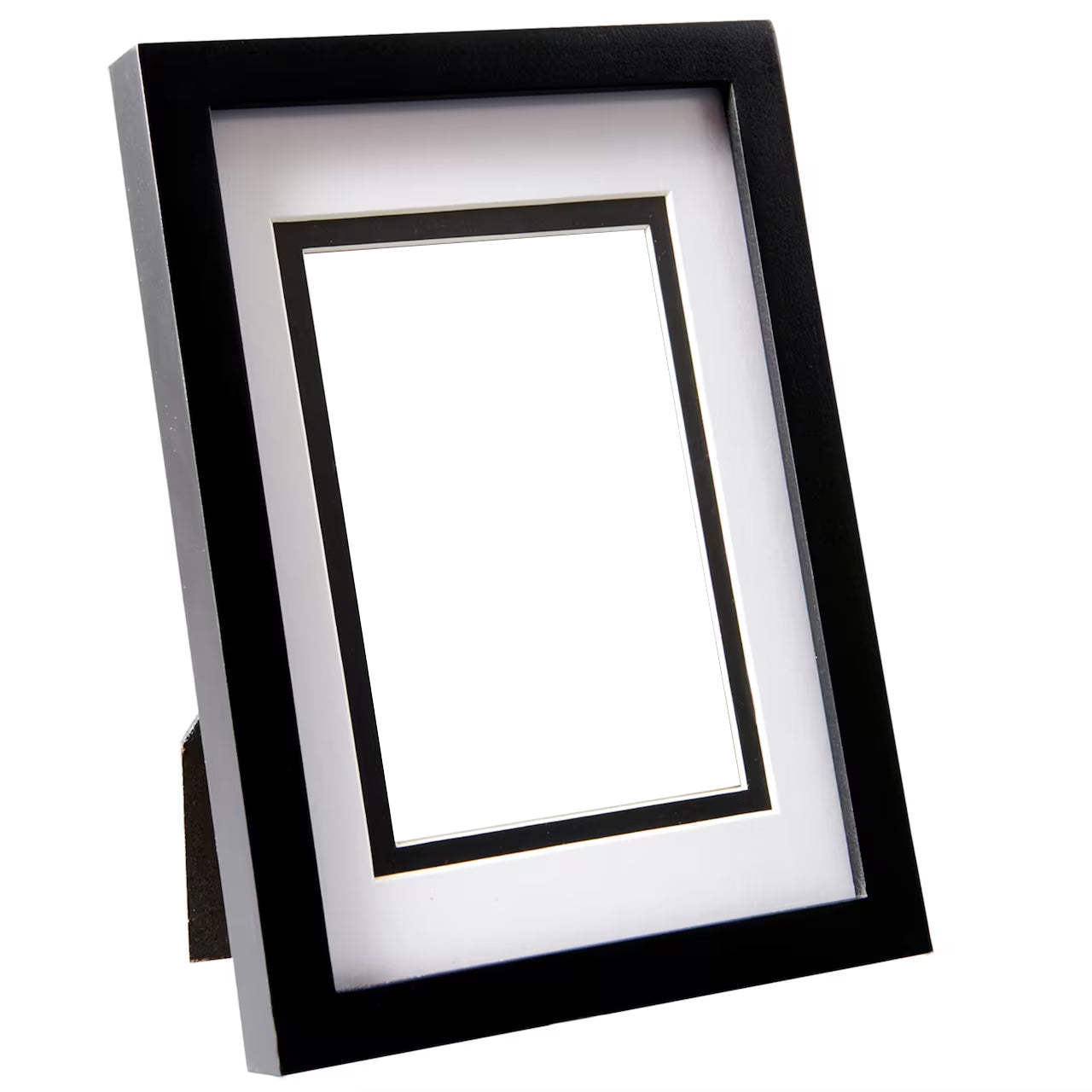 Simply Essentials™ Black Linear Frame with Double Mat