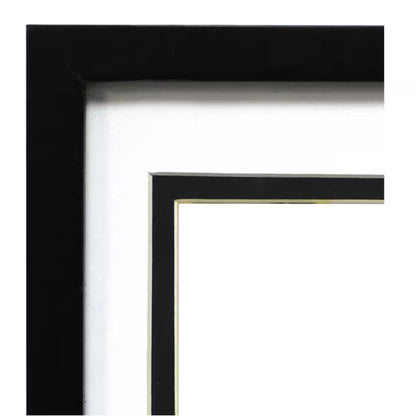 Simply Essentials™ Black Linear Frame with Double Mat