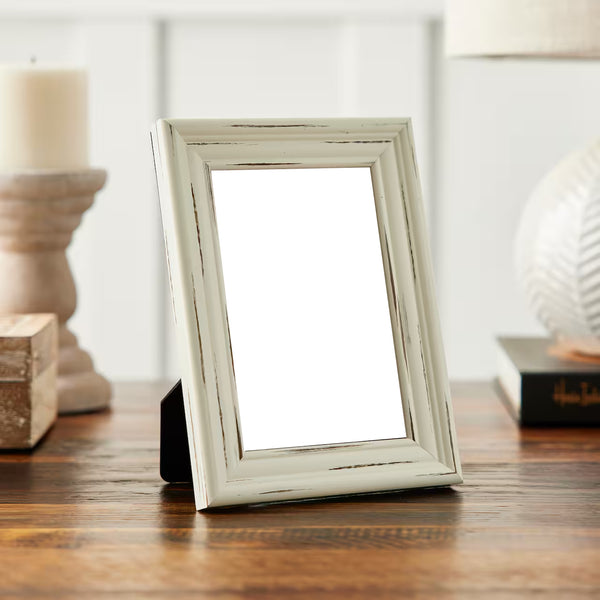 Simply Essentials™ Distressed White Frame
