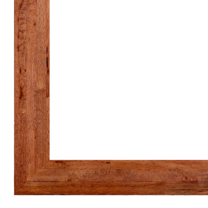 Home Natural Brown Wood Plank Frame
