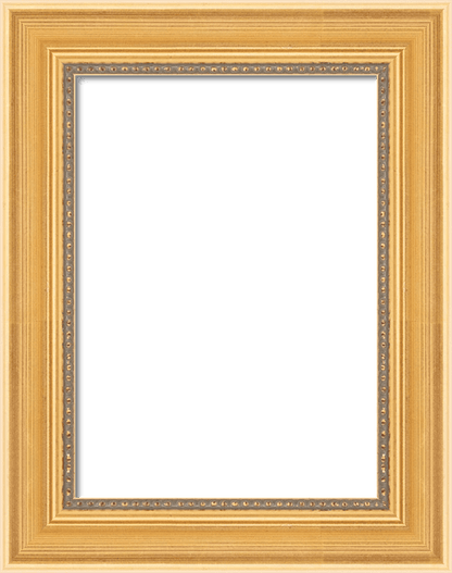 Emilia - Glossy, Antiqued Gold